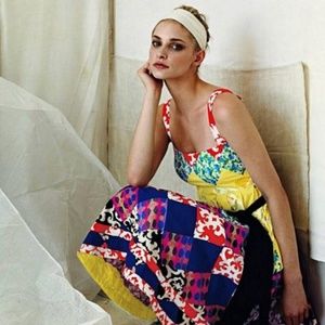 Anthropologie Maeve Patchwork Dress